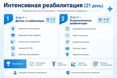 Реабилитация за 21 день в Ефремове